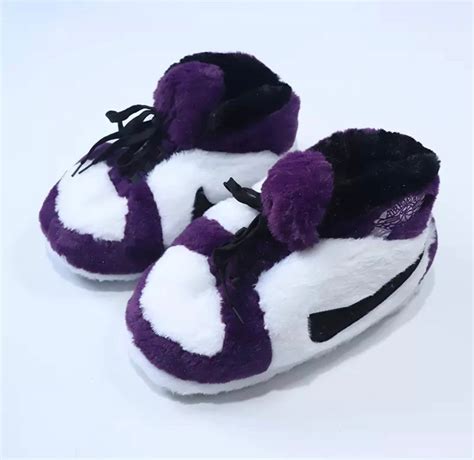 air jordan fluffy slippers|air jordan 1 plush slippers.